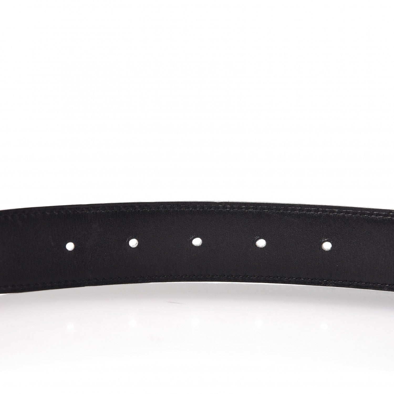 Hermes Box Togo 32mm Martelee H Belt 85 Black Chocolate 6 of 9