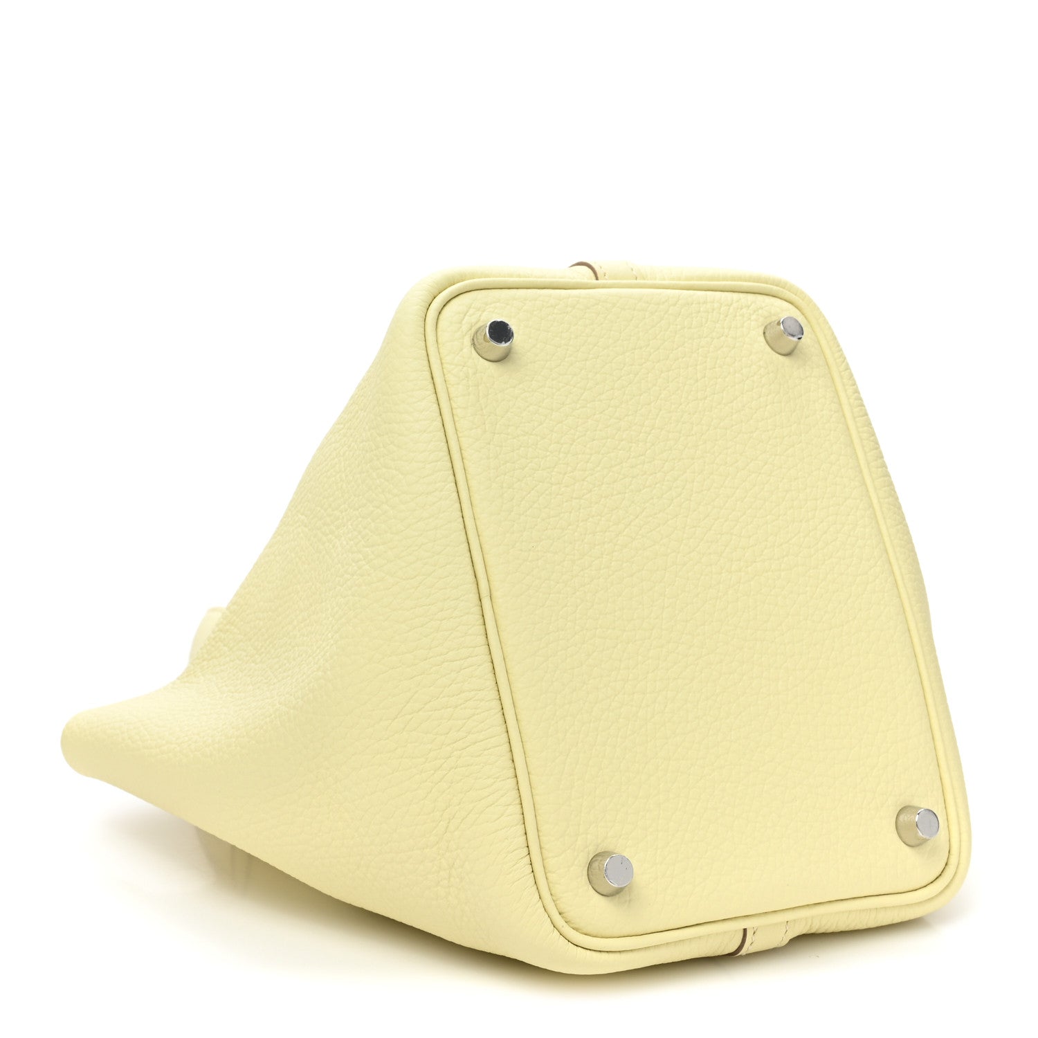 Hermes Taurillon Clemence Picotin Lock 18 PM Jaune Milton 4 of 9