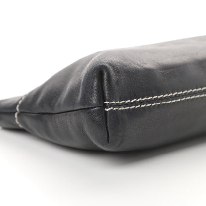 Chanel Lambskin Lax Pochette Black 8 of 11