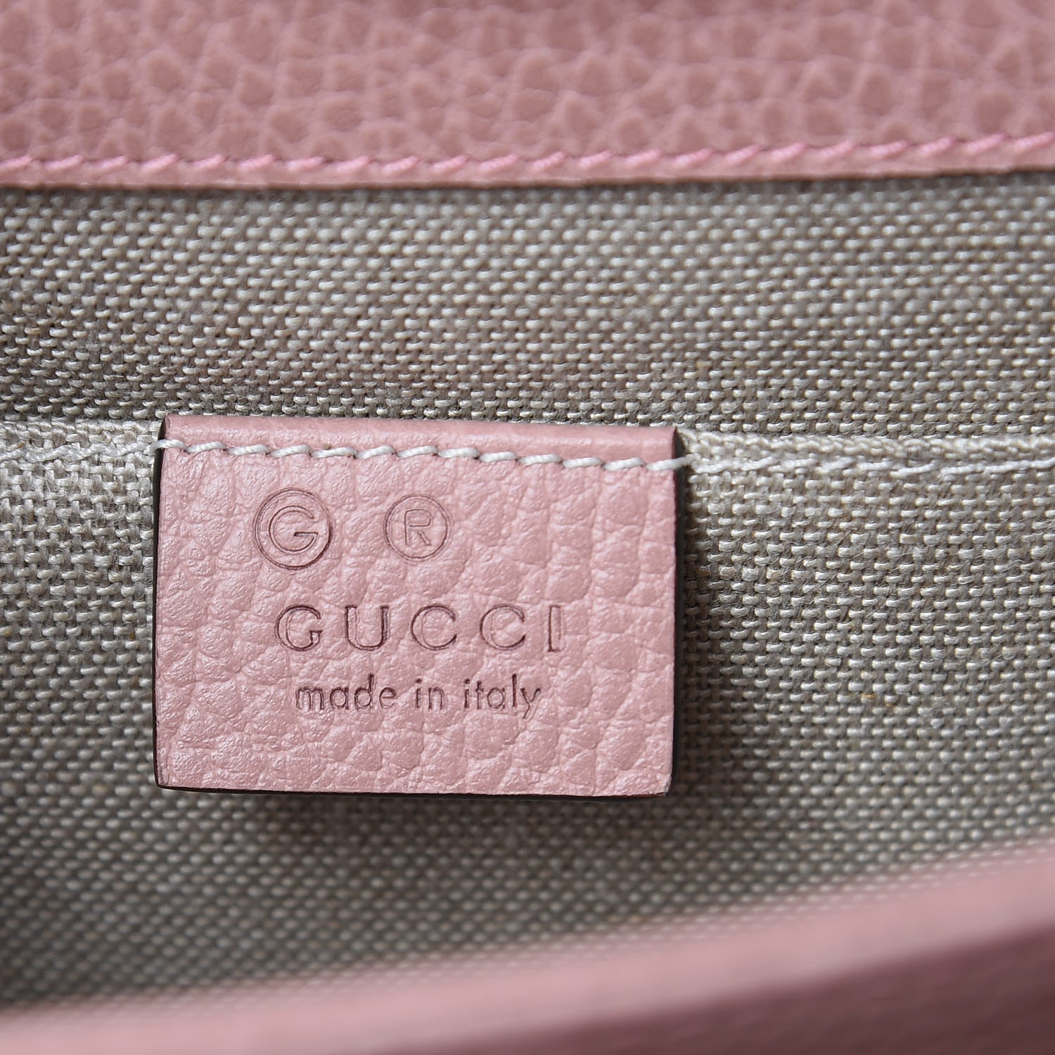 Gucci Dollar Calfskin Small Interlocking G Shoulder Bag Soft Pink 6 of 9