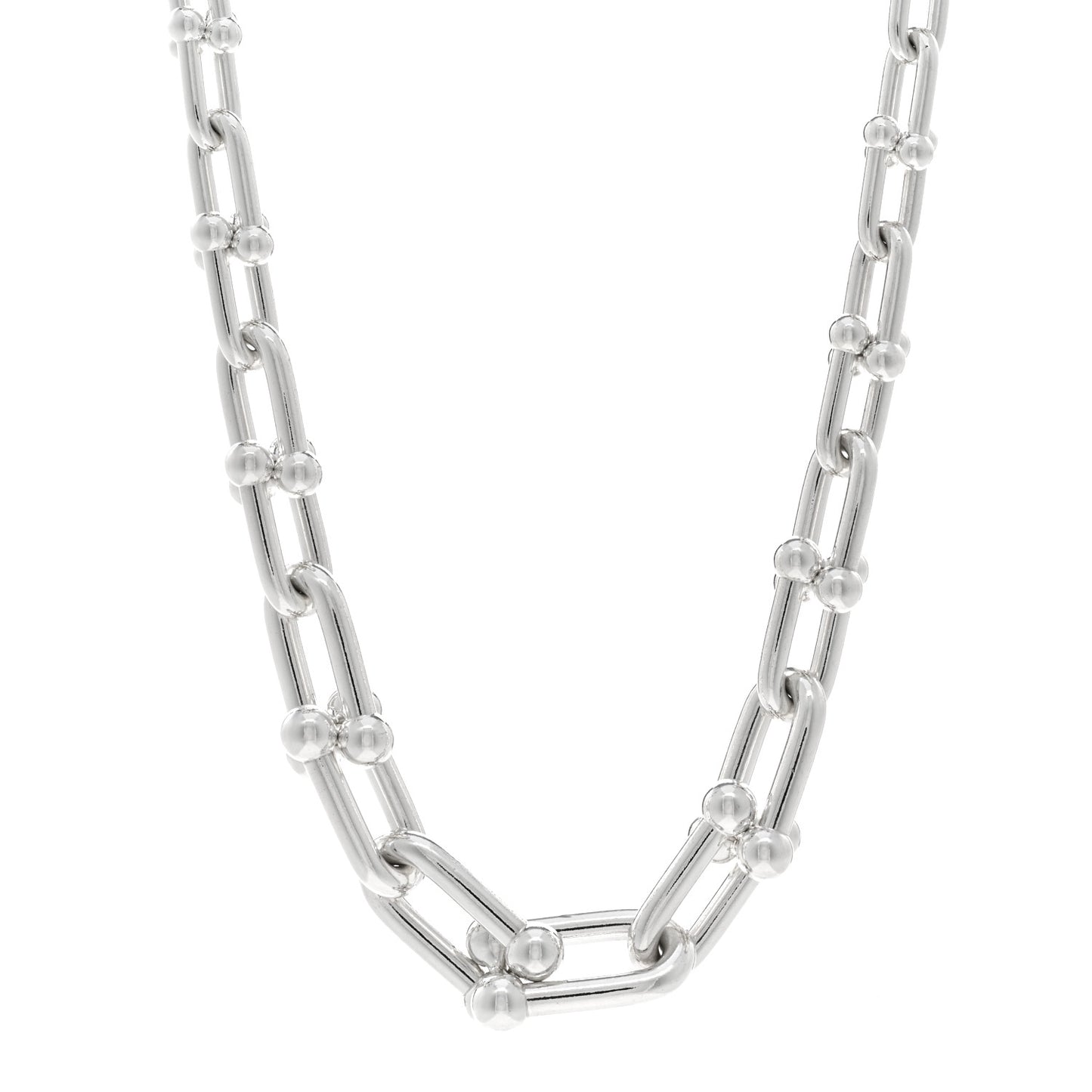 Sterling Silver HardWear Graduated Link Necklace