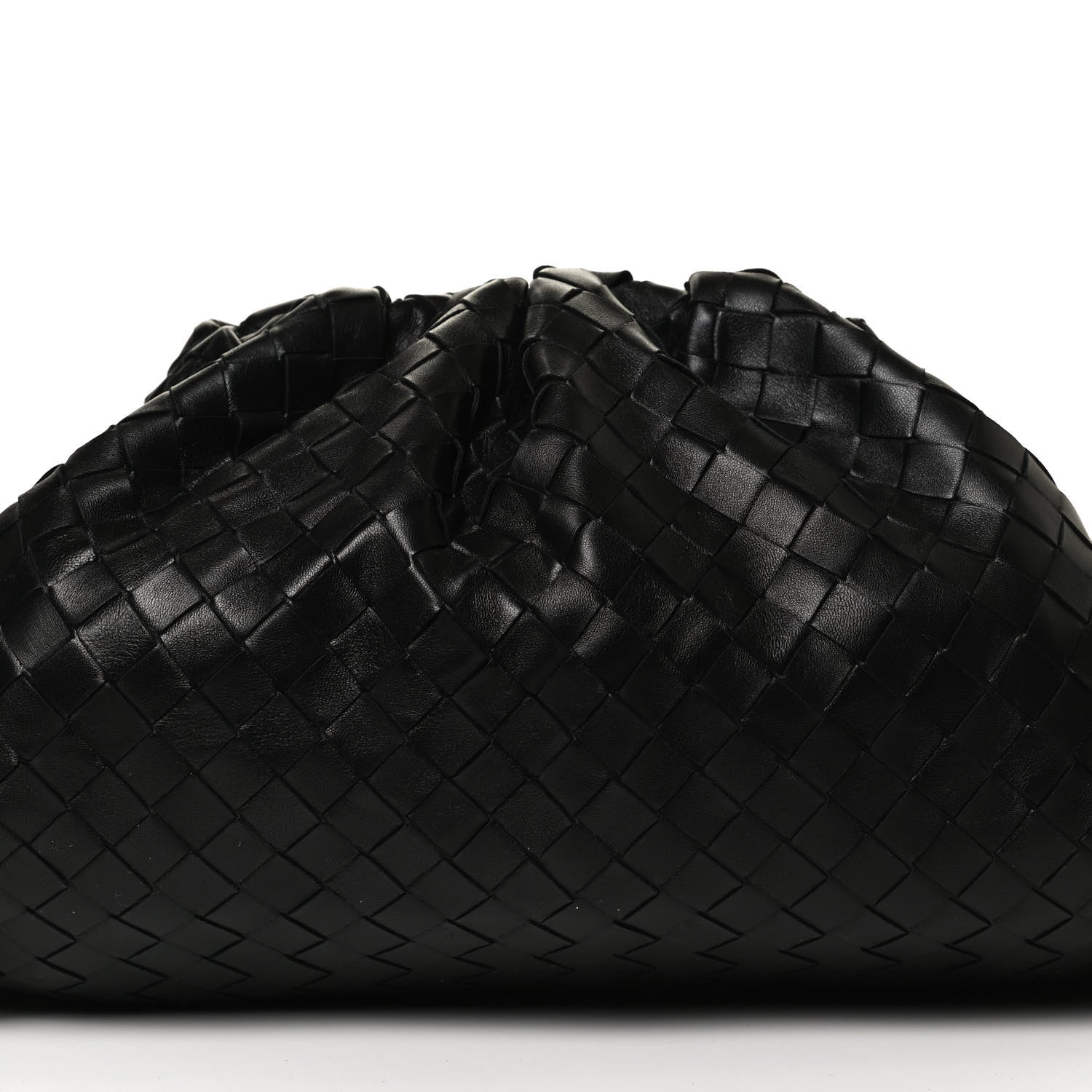 Bottega Veneta Nappa Maxi Intreccio The Pouch Oversized Clutch Black 9 of 11