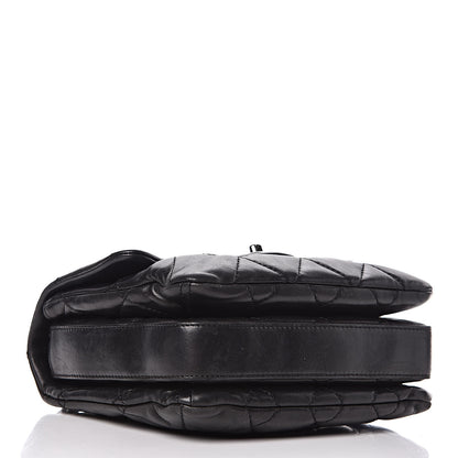 Chanel Lambskin Quilted Mini Chanel 3 Flap Black 5 of 12