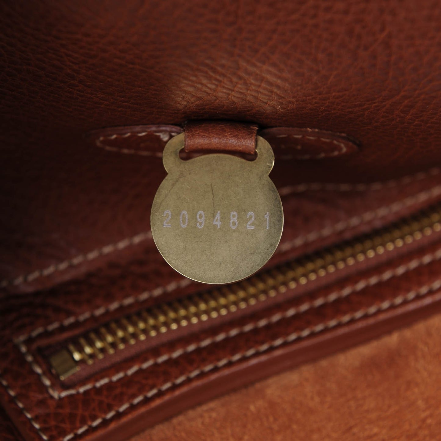 Natural Leather Bayswater Oak