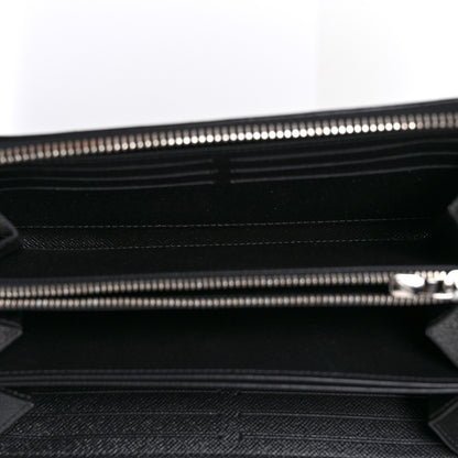 Louis Vuitton Epi Zippy Organizer Wallet Black 6 of 11