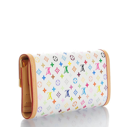 Louis Vuitton Monogram Multicolor Porte Tresor International Wallet White 3 of 7