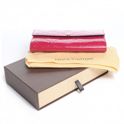 Louis Vuitton Vernis Sarah Wallet Rose Indien 5 of 7