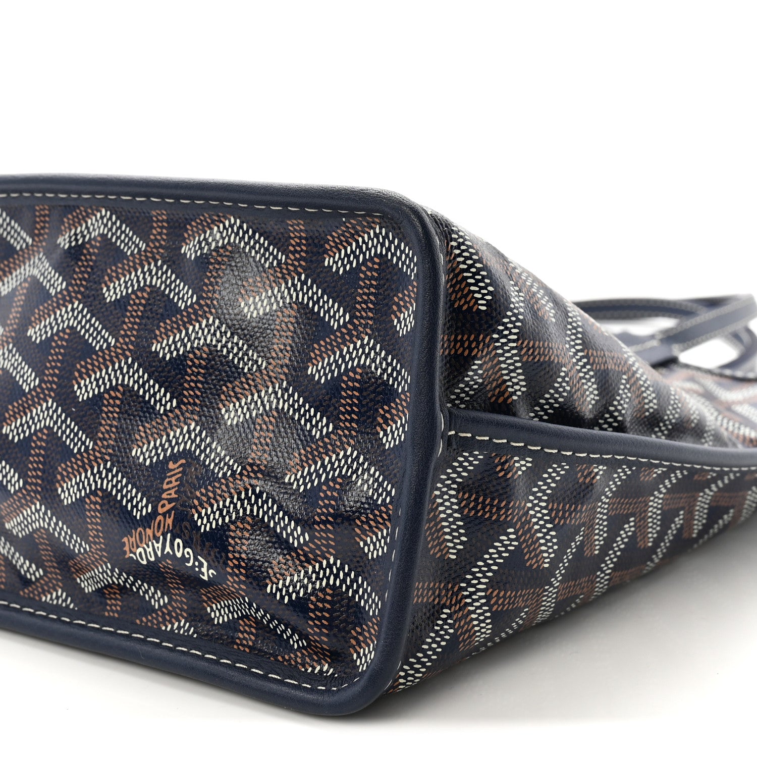 Goyard Goyardine Reversible Mini Anjou Navy 10 of 10
