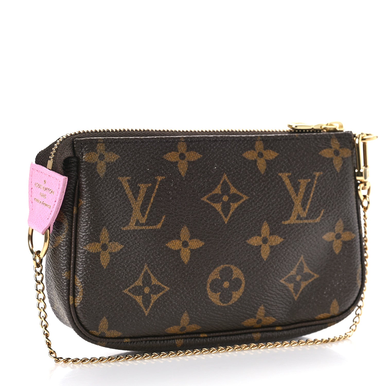 Louis Vuitton Monogram 2022 Christmas Animation Paris Mini Pochette Accessories Pink 3 of 9