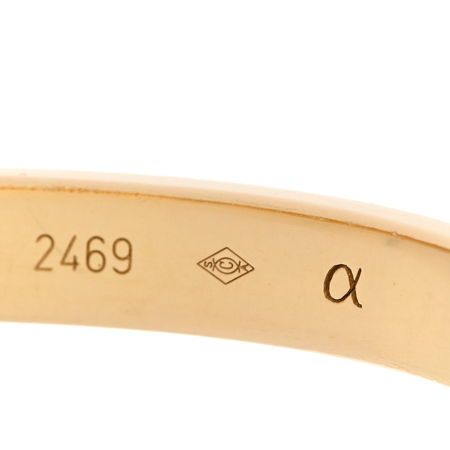 18K Yellow Gold LOVE Bracelet 17
