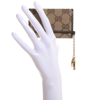 Gucci Monogram 6 Key Holder Case Dark Brown 2 of 7