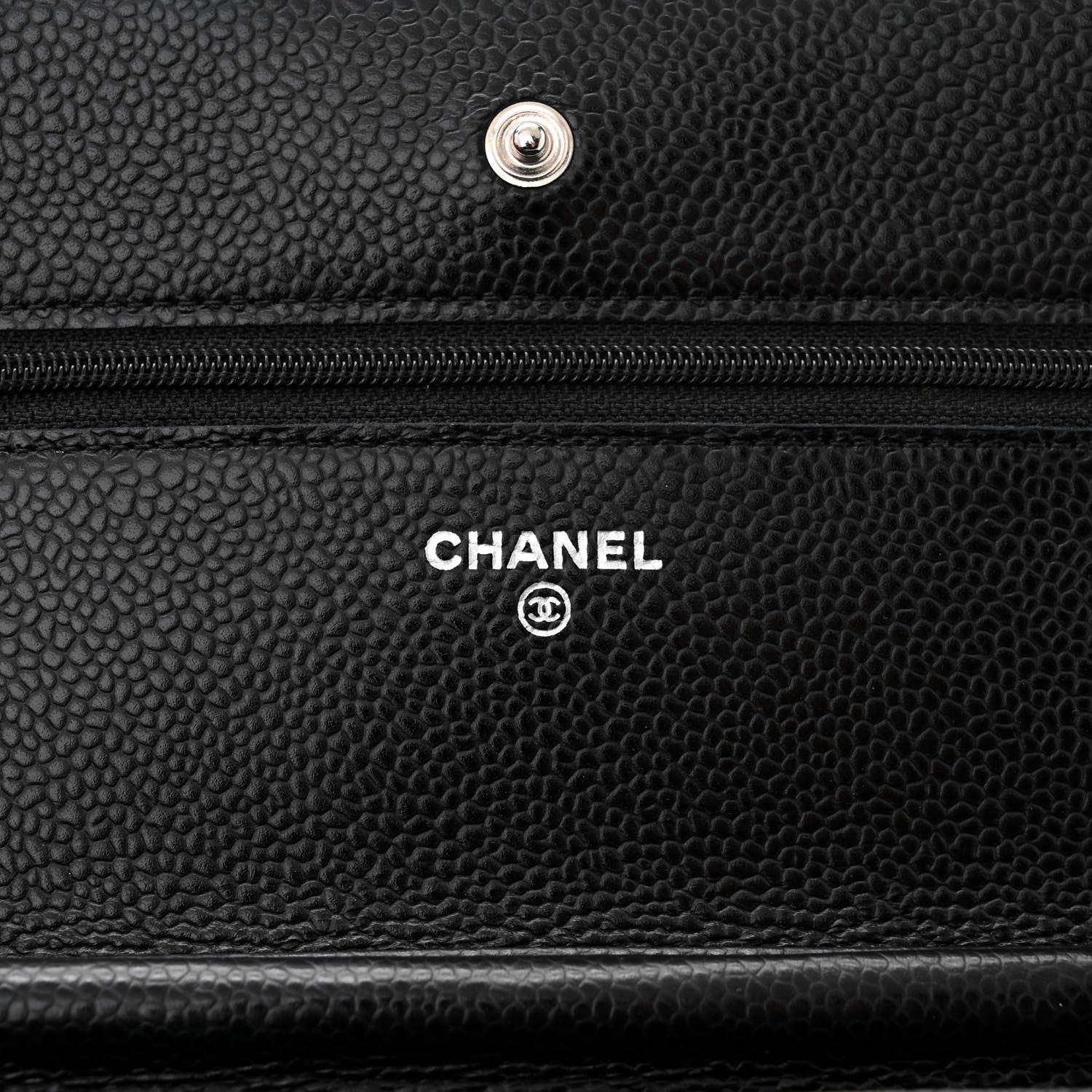 Chanel Caviar Quilted Wallet on Chain WOC Black 6 of 12
