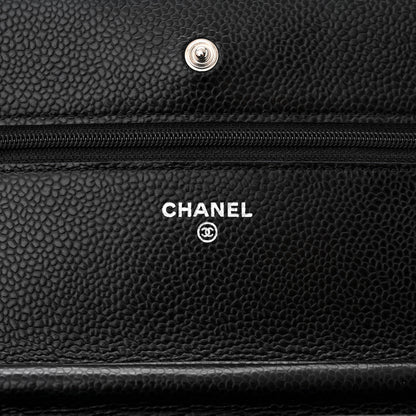 Chanel Caviar Quilted Wallet on Chain WOC Black 6 of 12