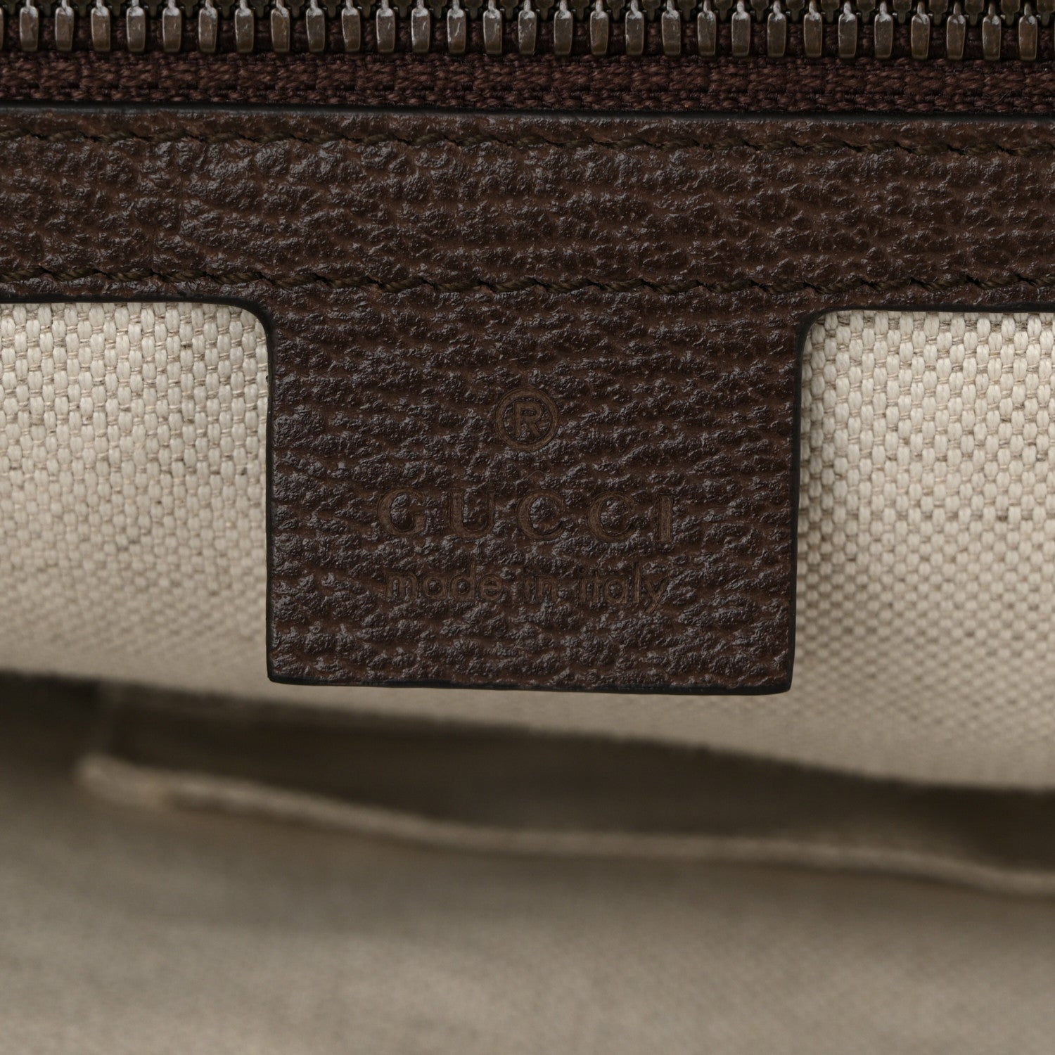 Gucci GG Supreme Monogram Medium Ophidia Day Backpack Brown 6 of 12