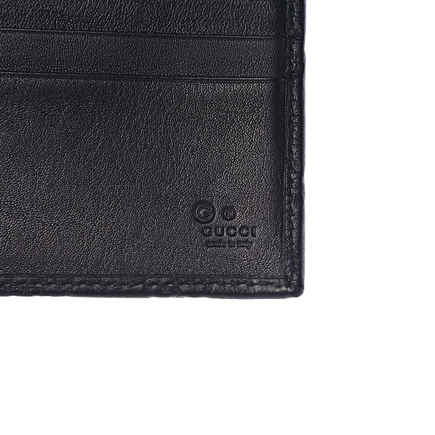 Guccissima Continental Flap Wallet Black