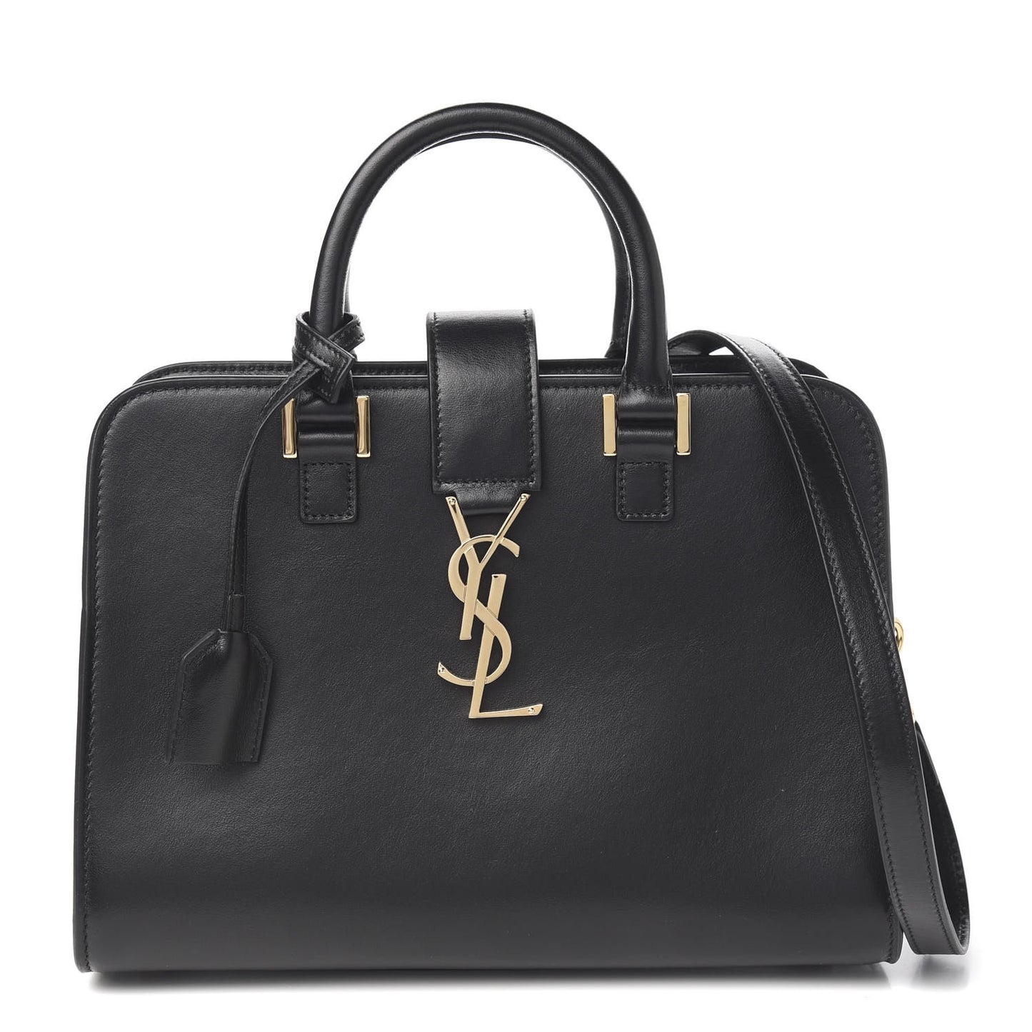Calfskin Monogram Baby Cabas Black
