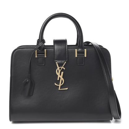 Saint Laurent Calfskin Monogram Baby Cabas Black 1 of 9