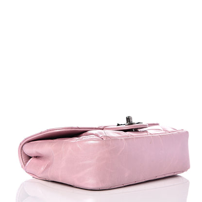 Chanel Glazed Calfskin Quilted Mini Coco Pleats Flap Pink 3 of 10