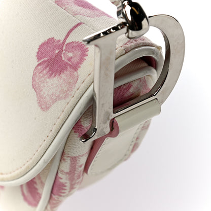 Christian Dior Monogram Floral Saddle Bag Pink 16 of 18