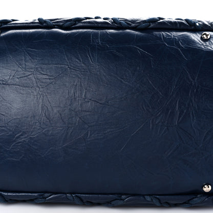 Chanel Calfskin Ultra Stitch Tote Navy Blue 15 of 16