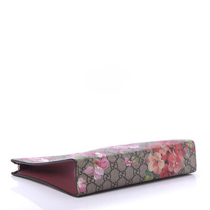 Gucci GG Supreme Monogram Blooms Large Cosmetic Case Beige Multicolor Dry Rose 4 of 10