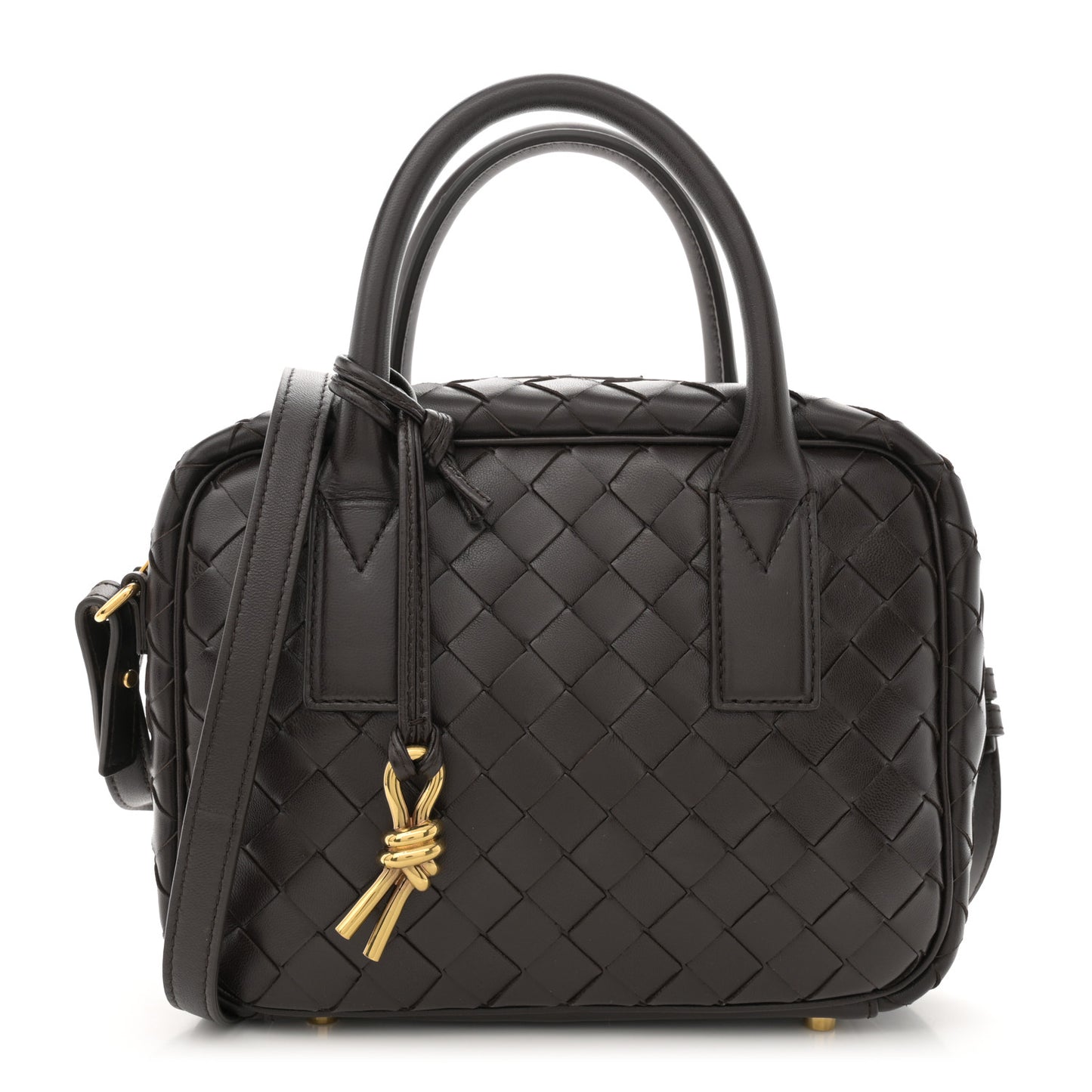 Lambskin Intrecciato Small Getaway Fondant