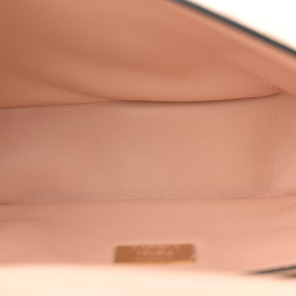 Fendi Nappa Small FF Embossed Midi Chain Baguette Light Rose 5 of 11