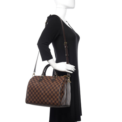 Louis Vuitton Damier Ebene Speedy Bandouliere 30 2 of 10