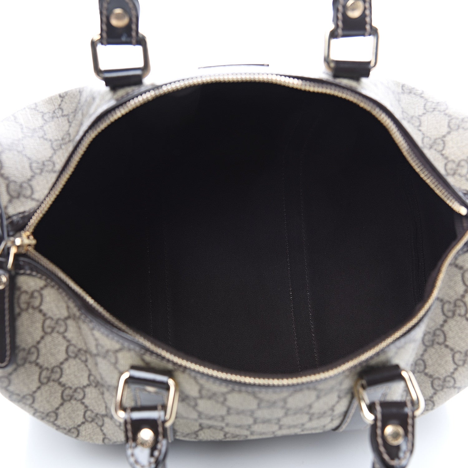 Gucci GG Plus Monogram Medium Joy Boston Dark Brown 4 of 13