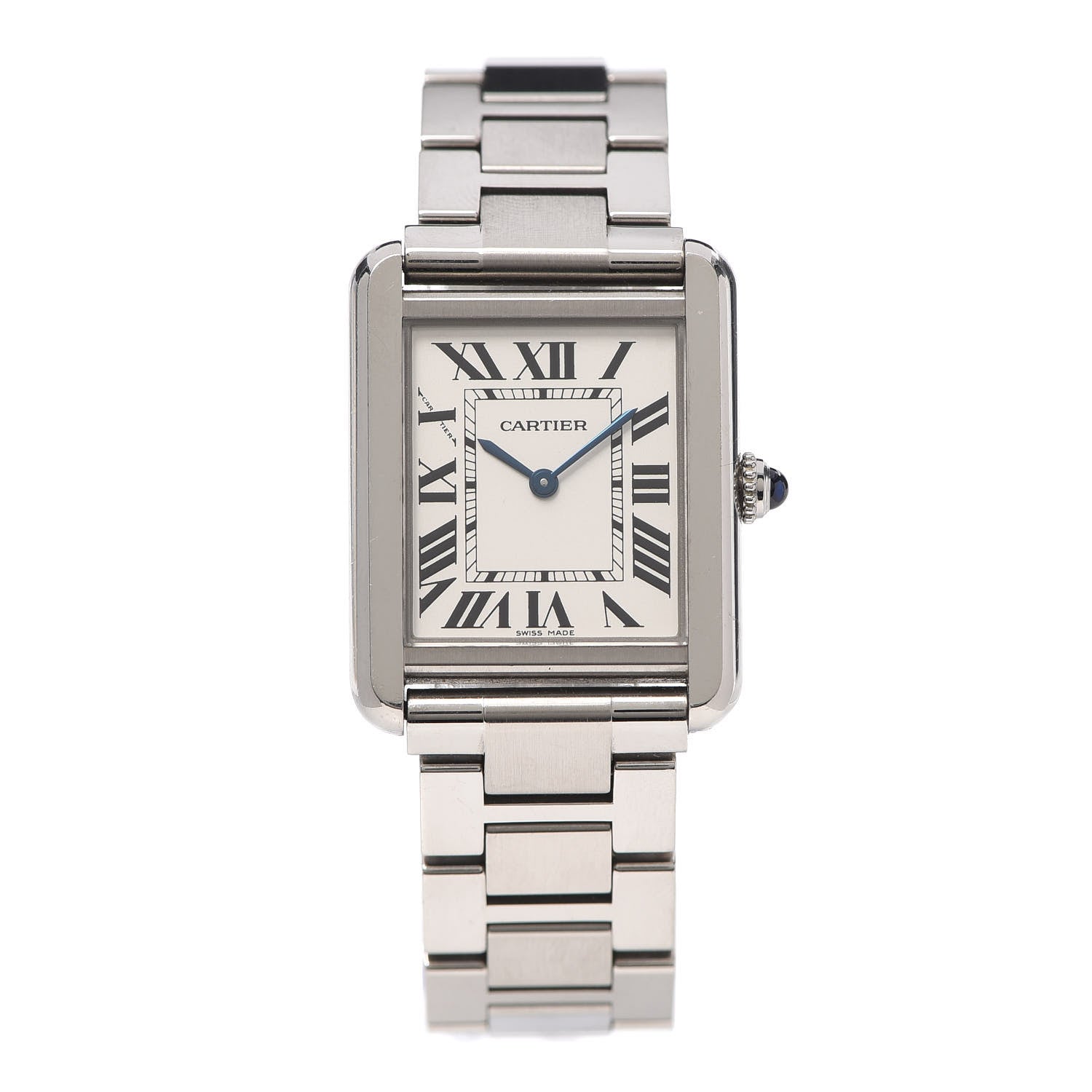 Cartier Stainless Steel 24mm Tank Solo Quartz Watch 1 of 7