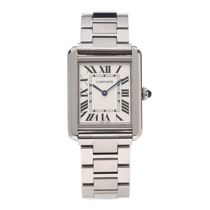 Cartier Stainless Steel 24mm Tank Solo Quartz Watch 1 of 7