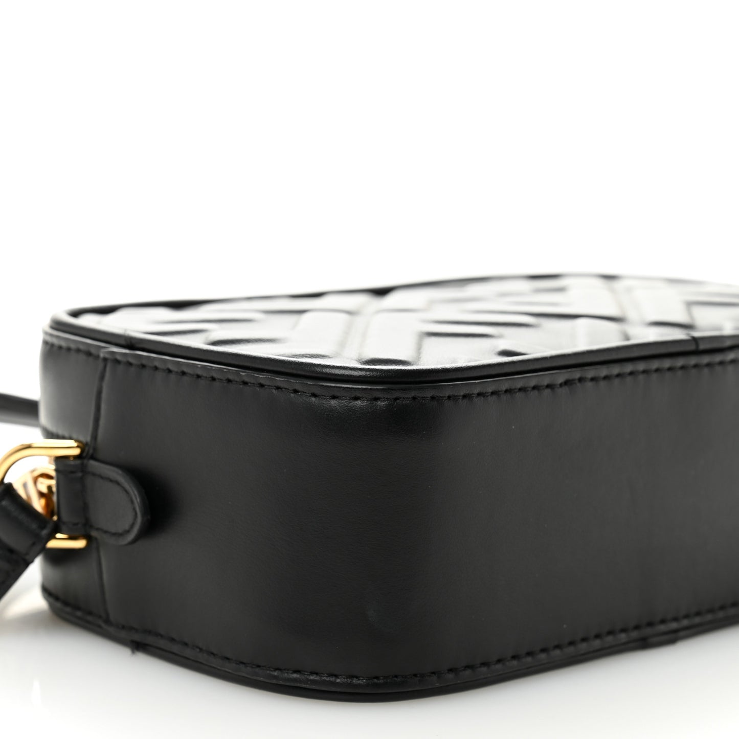 Vitello Epoque FF Embossed Camera Case Black