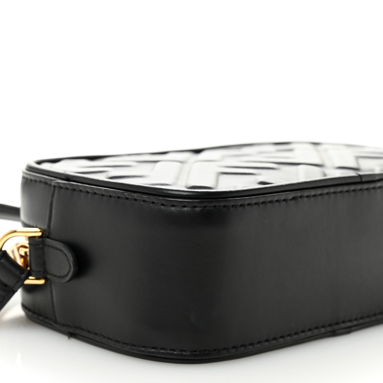 Fendi Vitello Epoque FF Embossed Camera Case Black 9 of 11