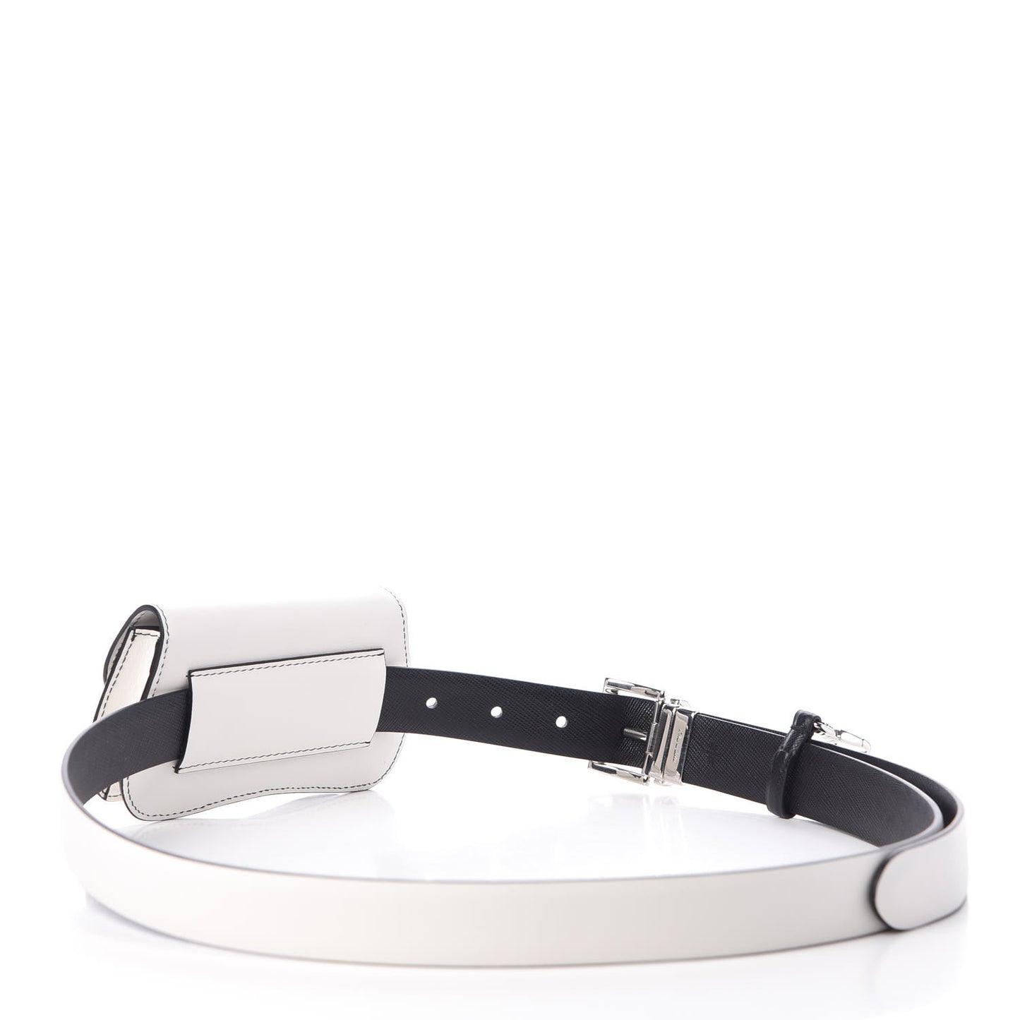 City Calfskin Micro Sidonie Belt Bag 85 34 White Black