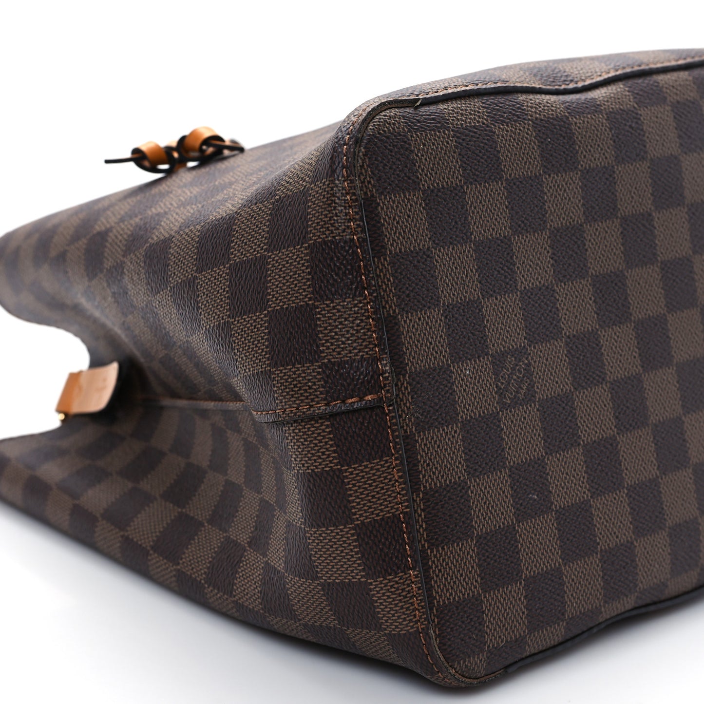 Damier Ebene Neonoe MM Safran