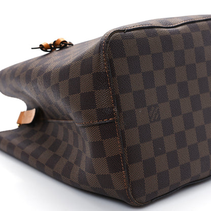 Louis Vuitton Damier Ebene Neonoe MM Safran 9 of 12