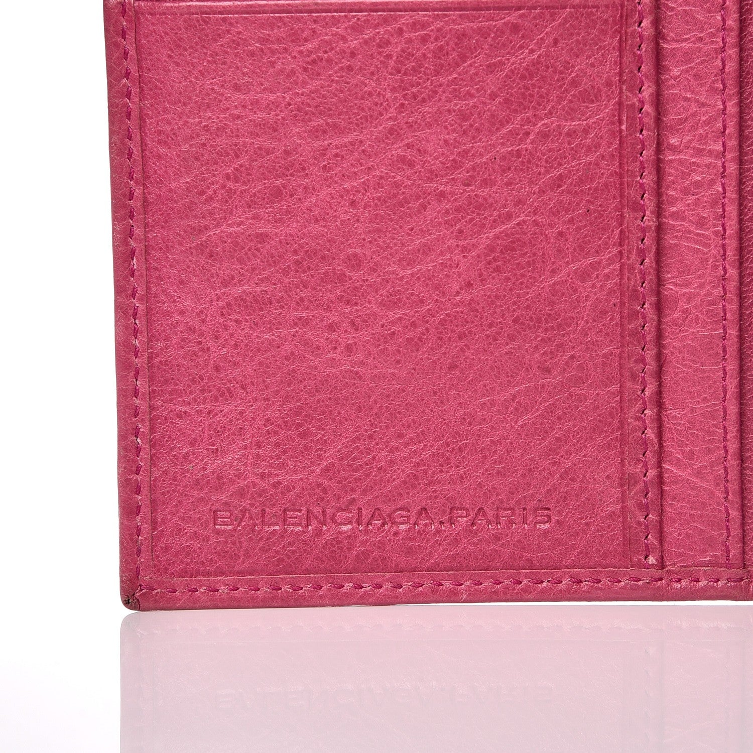 Balenciaga Agneau Giant 12 Silver Hardware Money Wallet Cyclamen 9 of 12