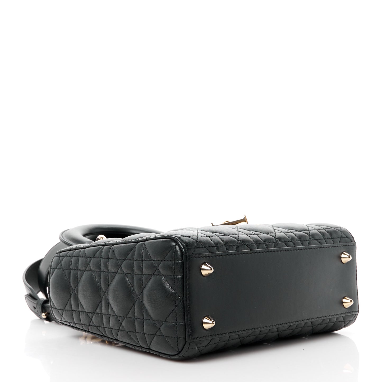 Lambskin Cannage Small My ABCDior Lady Dior Black