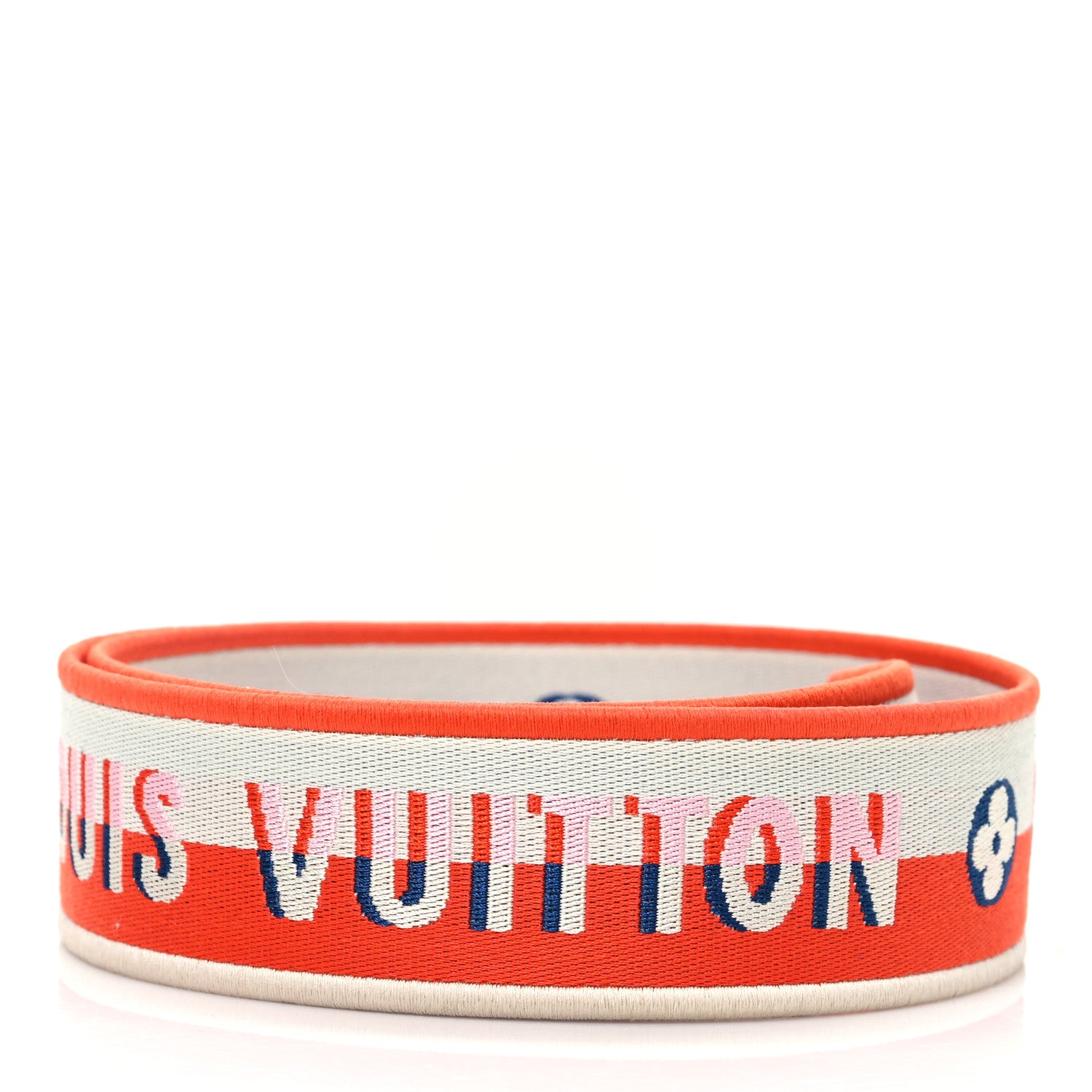 Louis Vuitton Jacquard Alma BB Shoulder Strap Orange 2 of 3