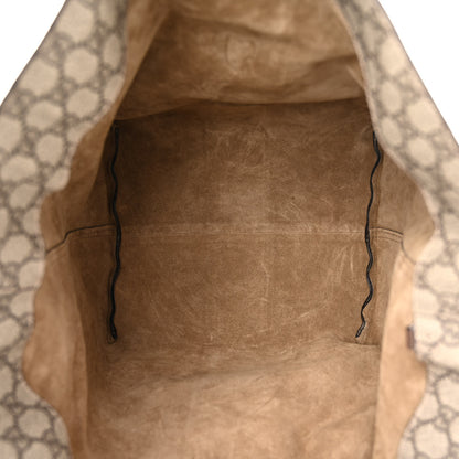 Gucci GG Supreme Monogram Calfskin Web Small Jackie 1961 Shoulder Bag Beige Brown Sugar 6 of 11