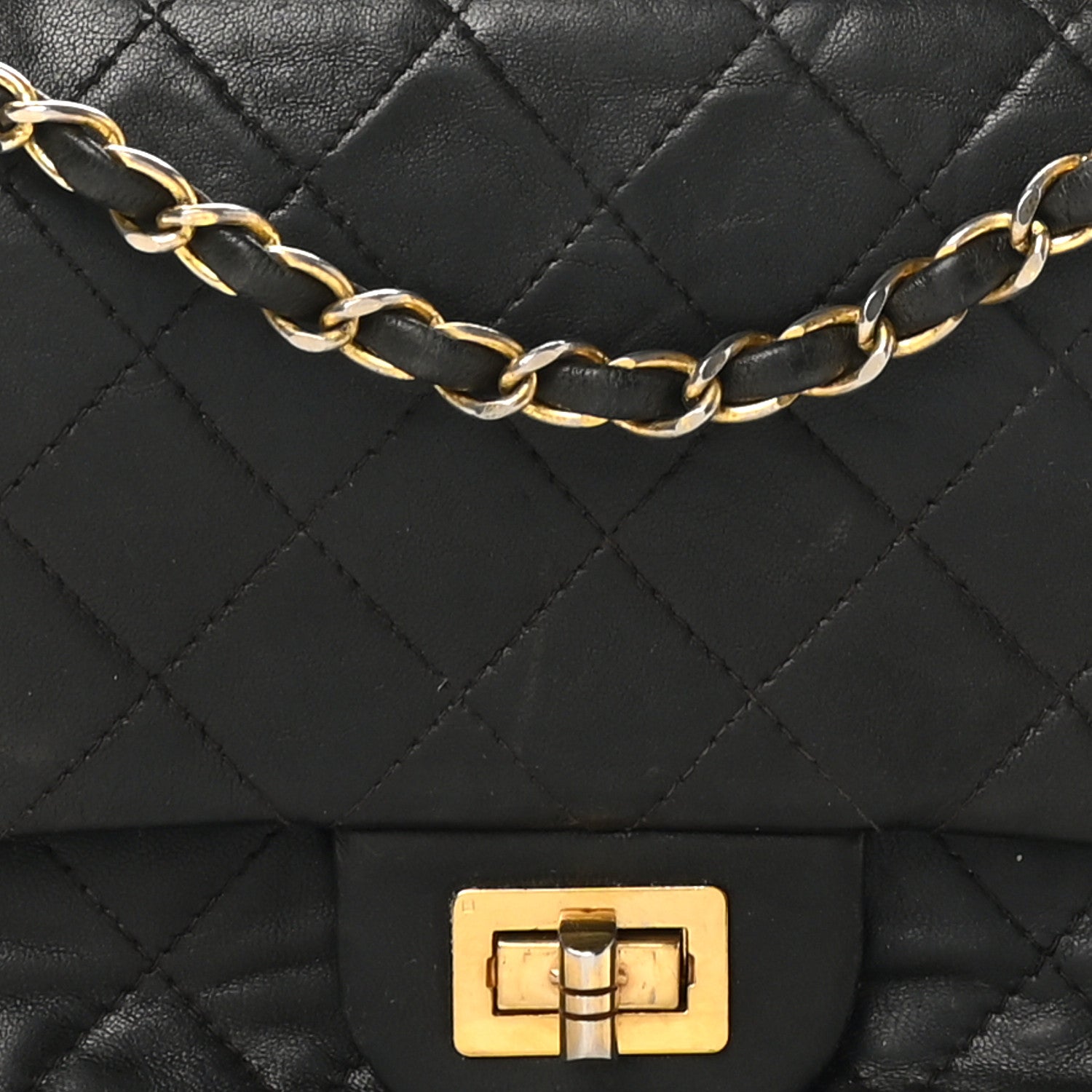 Chanel Lambskin Quilted 2.55 Flap Brown 7 of 10