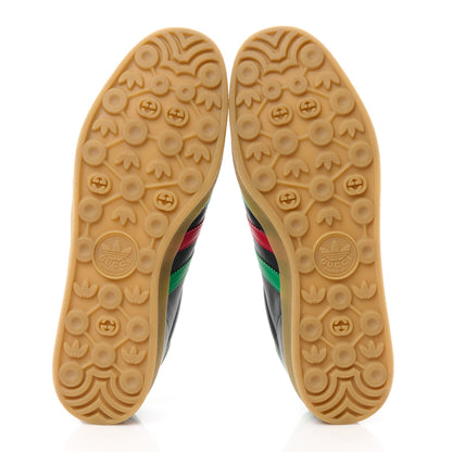 Gucci X ADIDAS Suede Madeira Demetra Mens Gazelle Sneakers 12.5 Oatmeal Black New Shamarock Hibiscus Red 5 of 9