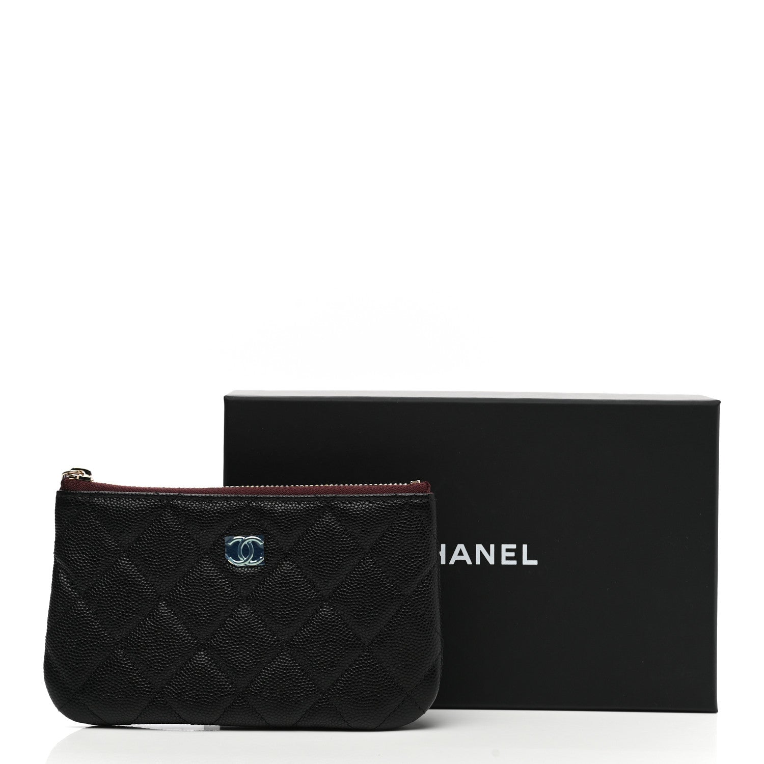 Chanel Caviar Quilted Small Pouch Black 8 of 8