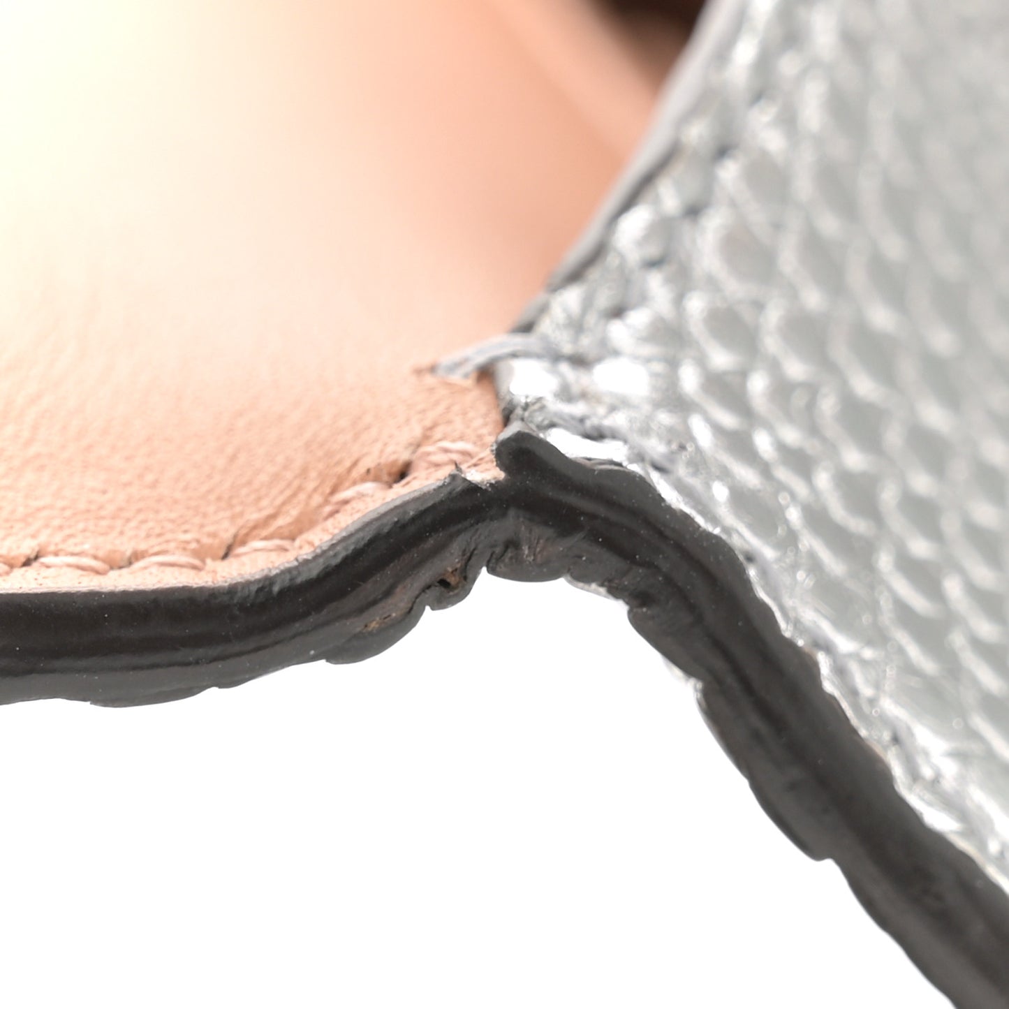 Lizard Crystal Small Dionysus Shoulder Bag Silver