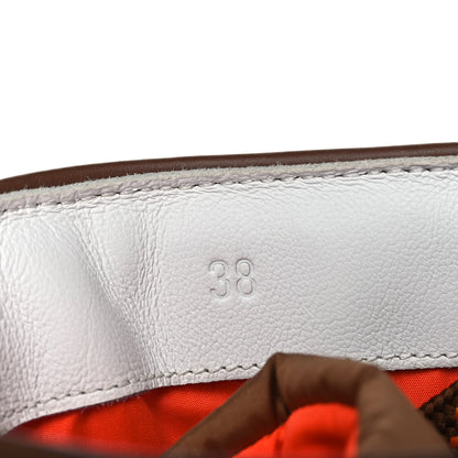 Hermes Calfskin Parachute Fresh Ankle Boots 38 Brun Amourette 7 of 7