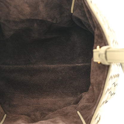 Bottega Veneta Calfskin Intrecciato Small Pinacoteca Tote Travertine Fondant 6 of 11
