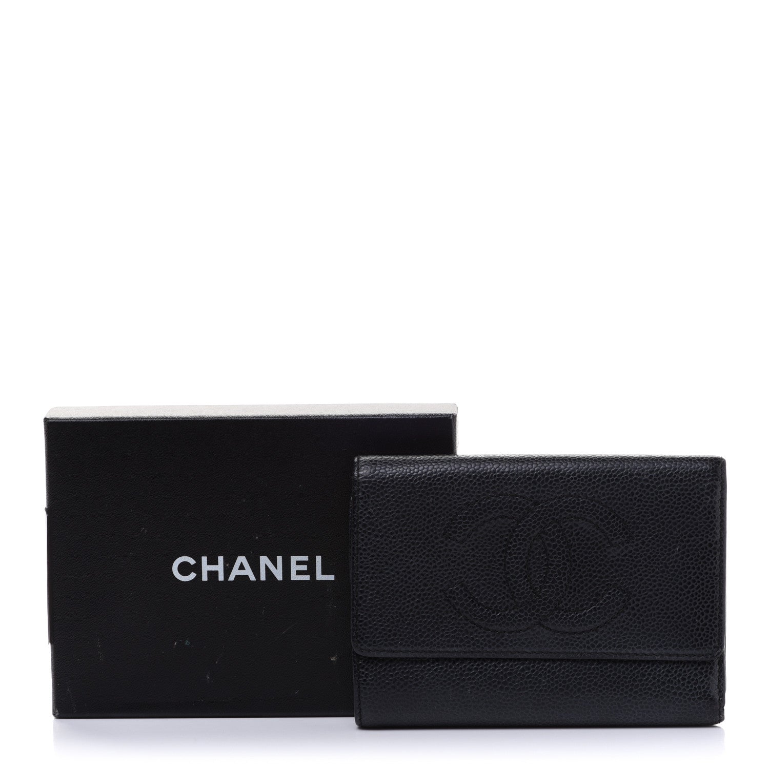 Chanel Caviar Timeless CC Compact Wallet Black 18 of 18