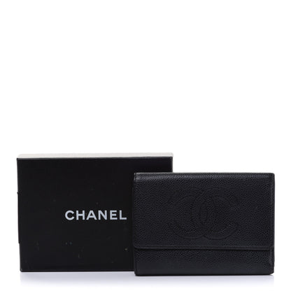 Chanel Caviar Timeless CC Compact Wallet Black 18 of 18