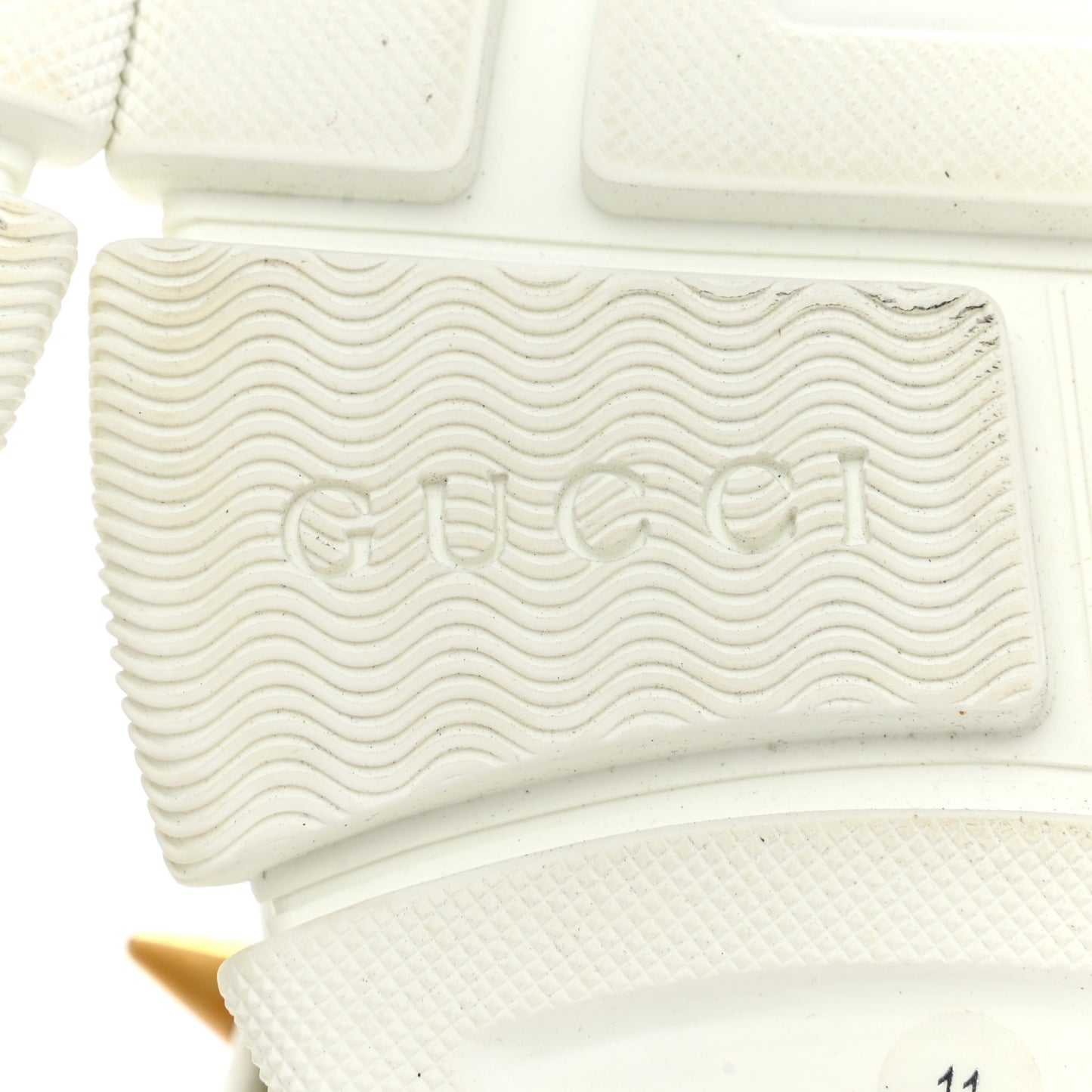 X SEGA Technical Canvas Calfskin Removable Studs Mens Flashtrek Sneakers 11 Great White