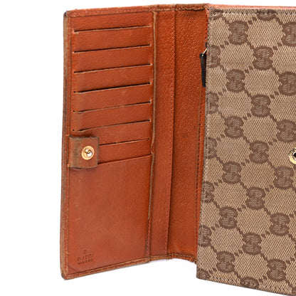 Gucci Monogram Studded Continental Wallet Orange 5 of 7
